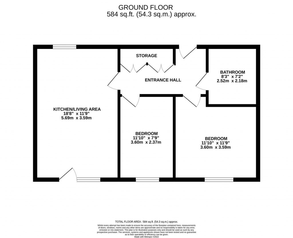 Floorplans For Roseholme Road, Northampton