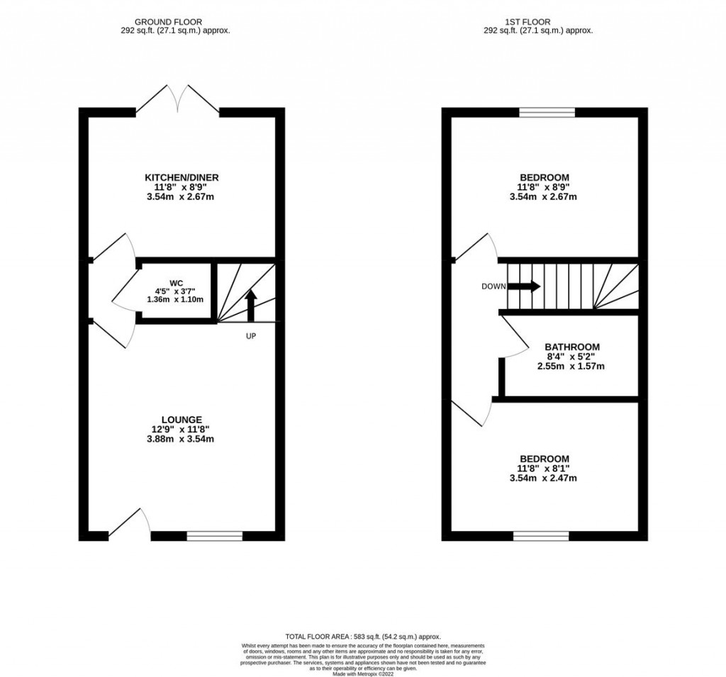 Floorplans For Wheat Close, Market Harborough