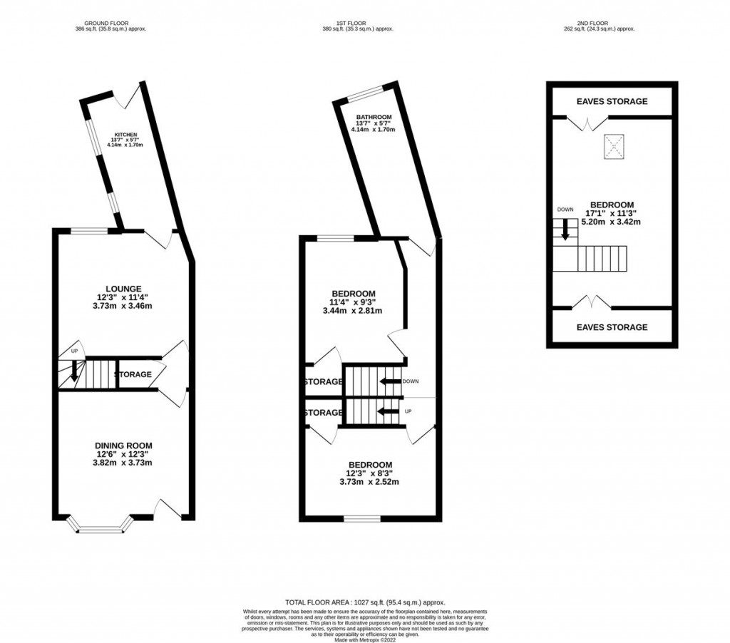 Floorplans For Nelson Street, Market Harborough