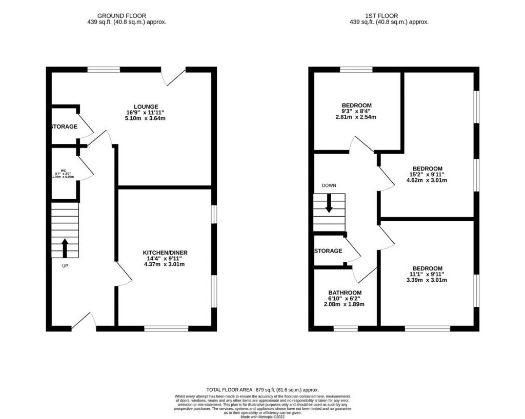 Floorplans For Tresham Close, Kettering