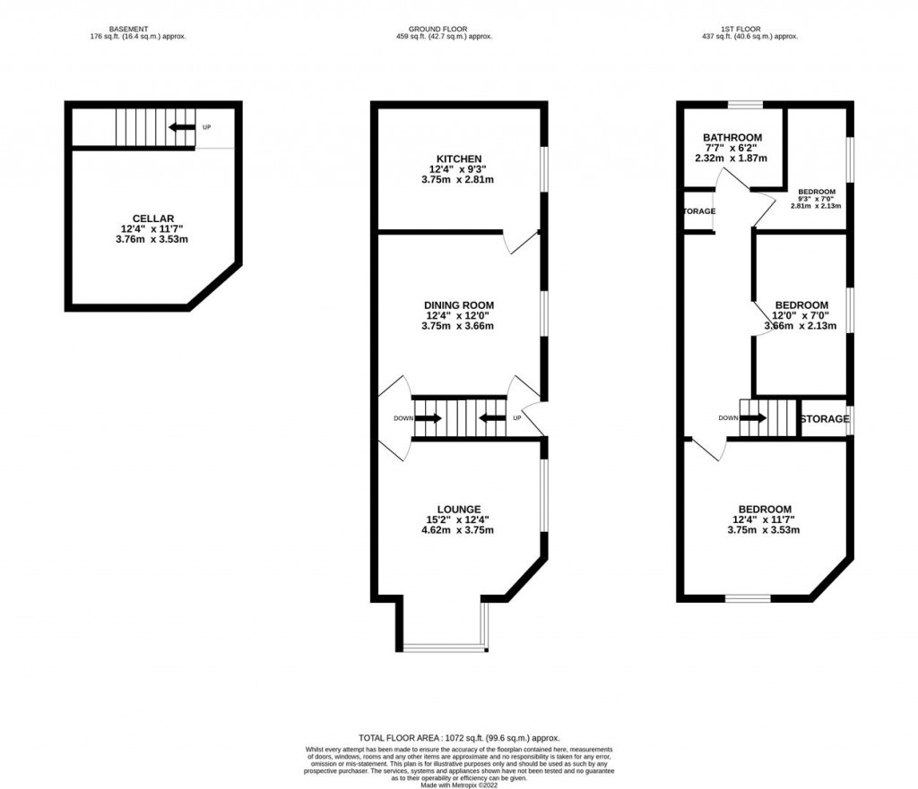 Floorplans For Oakley Street, Kettering