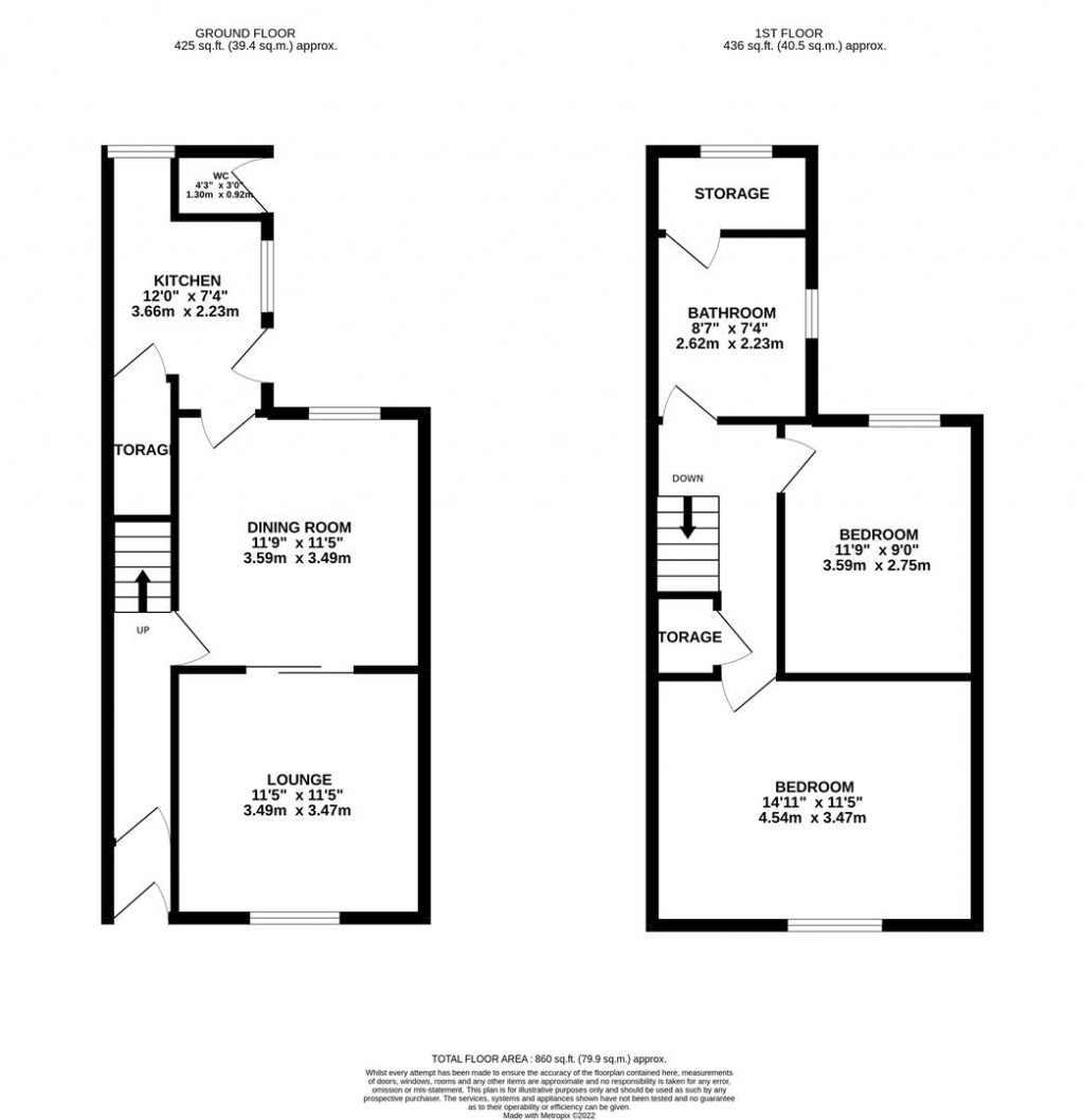 Floorplans For Gordon Street, Kettering