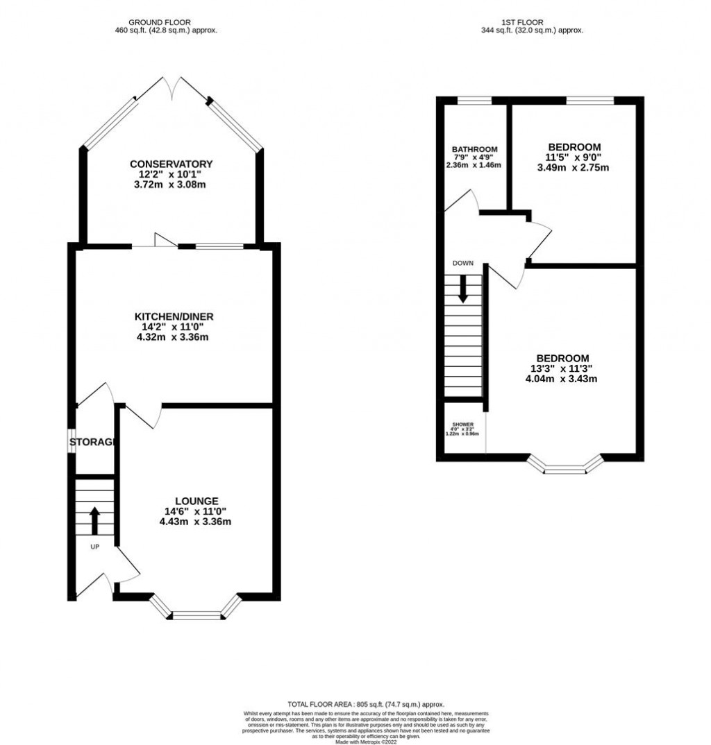 Floorplans For Masefield Road, Kettering