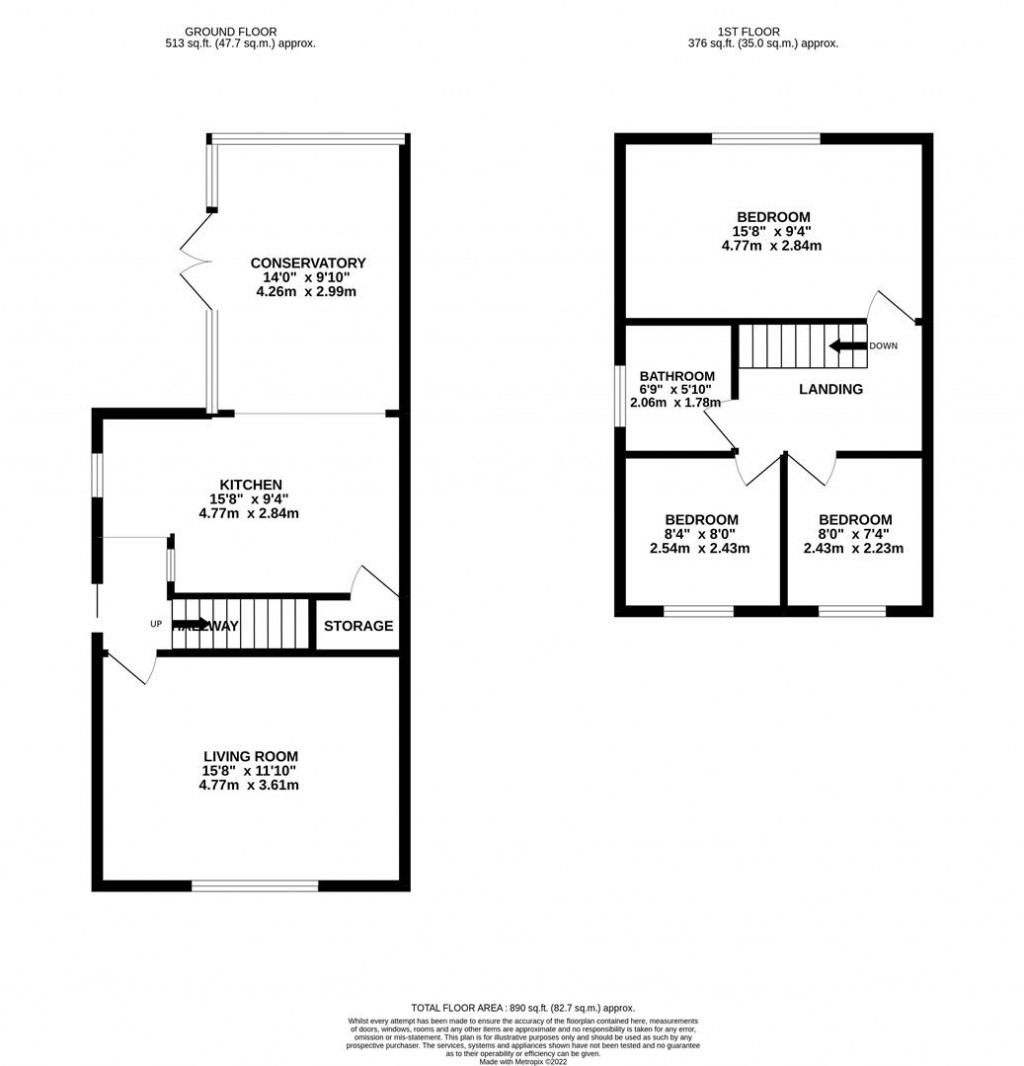 Floorplans For Churchill Way, Burton Latimer, Kettering