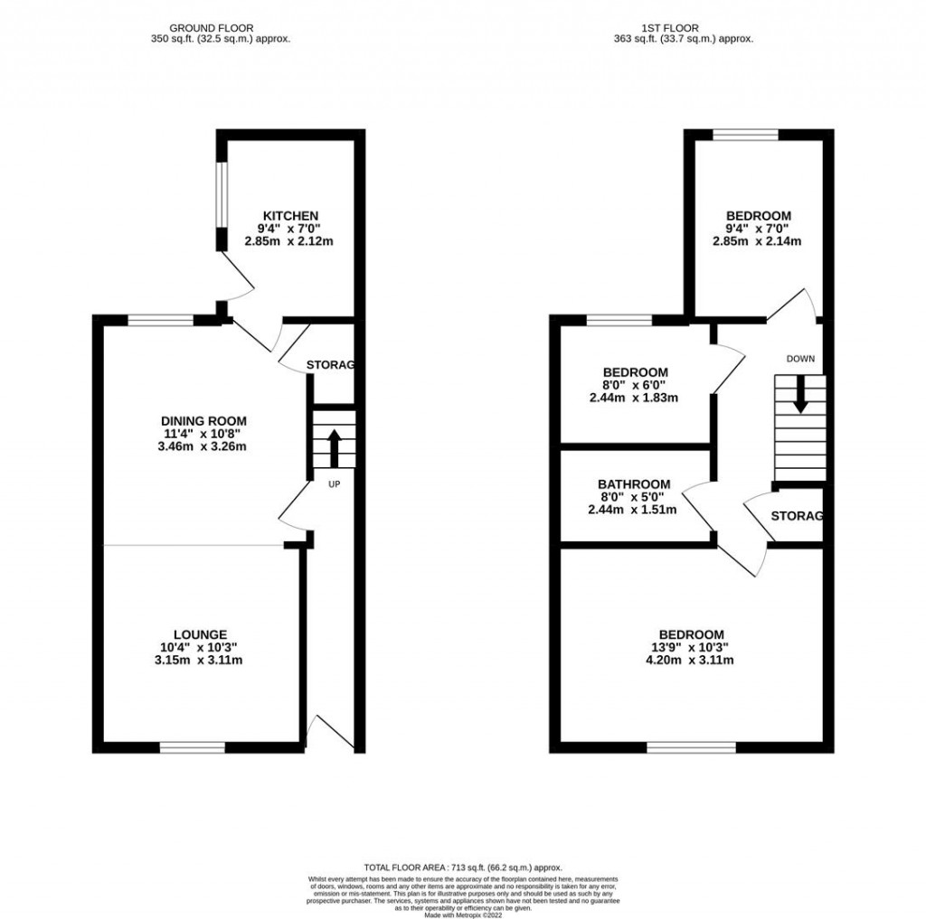 Floorplans For Spencer Street Kettering