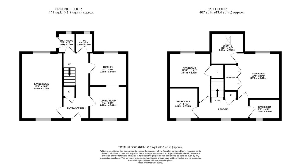 Floorplans For Cowslip Hill, Mawsley
