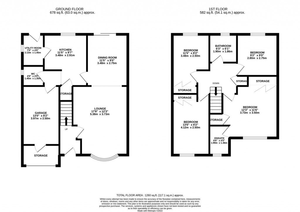 Floorplans For Cherry Blossom Close, Northampton