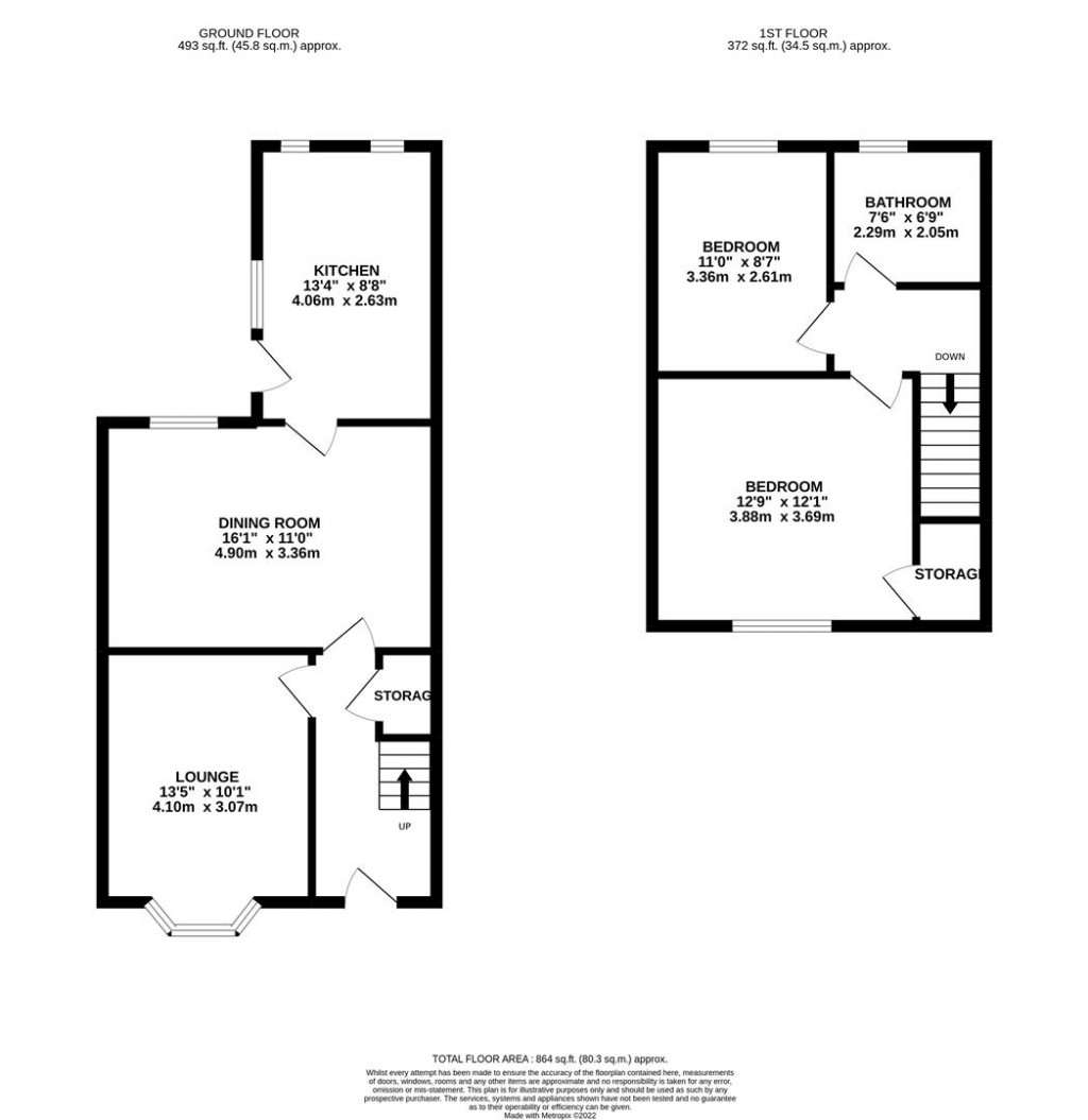 Floorplans For St. Peters Avenue, Kettering