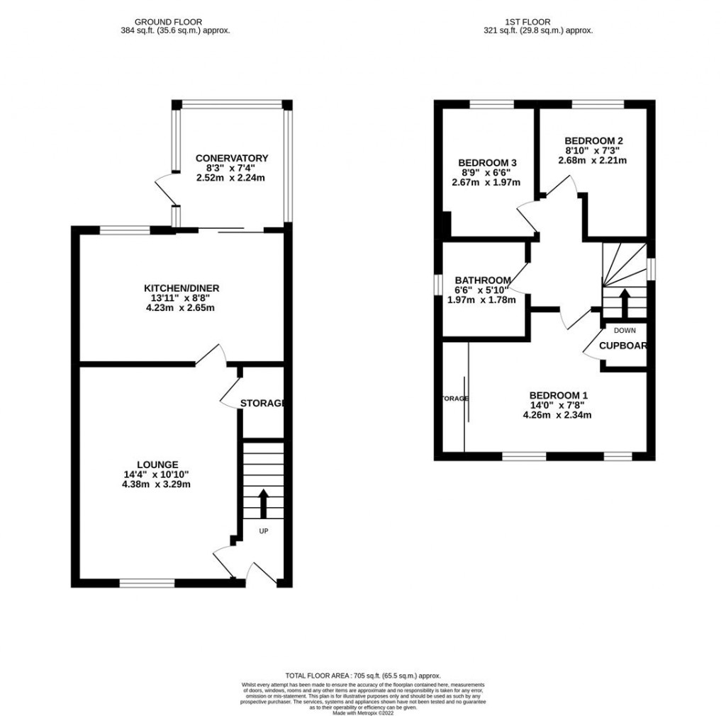 Floorplans For Spinney Road, Burton Latimer, Kettering