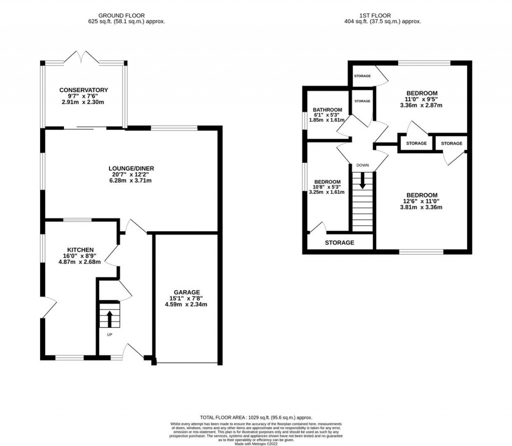 Floorplans For Grosvenor Way, Barton Seagrave, Kettering