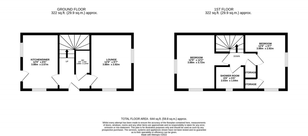 Floorplans For Nina Carroll Way, Kettering