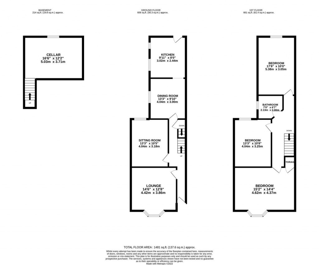 Floorplans For Harlestone Road, Northampton