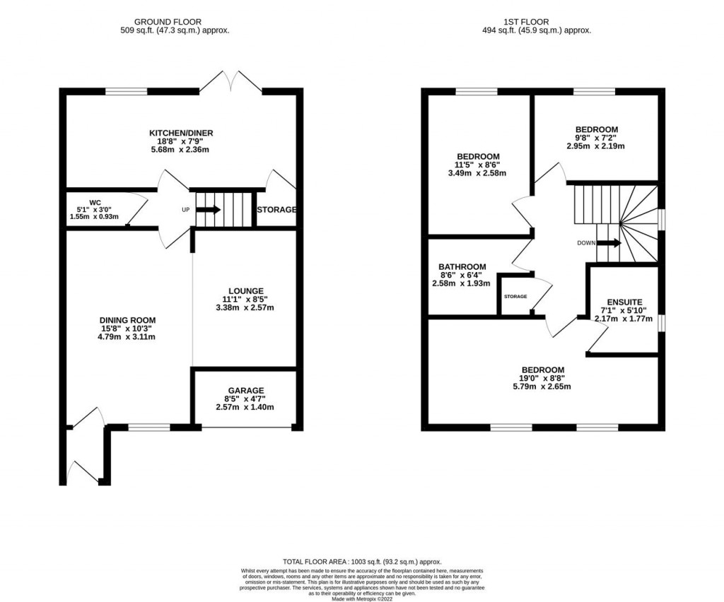 Floorplans For Speight Crescent, Kettering