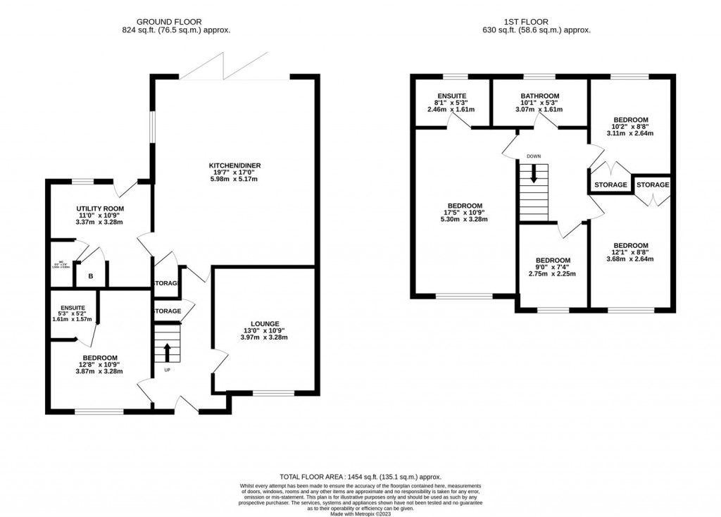 Floorplans For The Maltings, Wollaston, Wellingborough