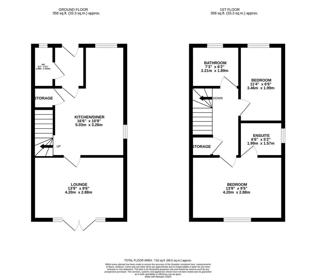 Floorplans For Holdenby Drive, Priors Hall Park, Corby