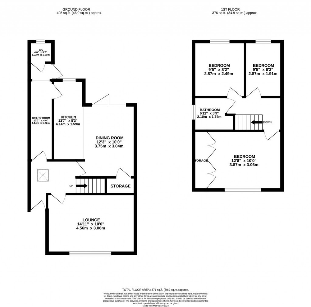 Floorplans For Eady Road, Burton Latimer, Kettering