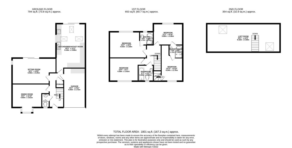 Floorplans For Dunkirk Avenue, Desborough