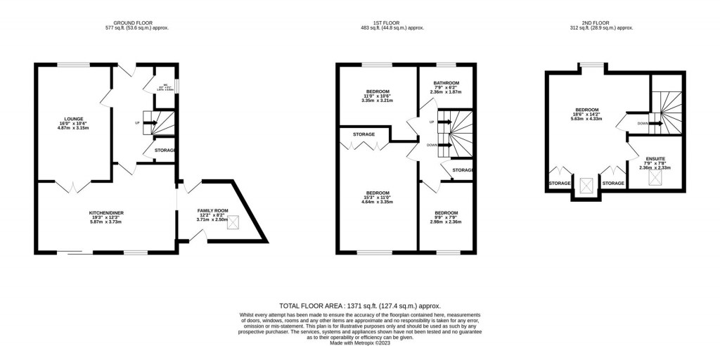 Floorplans For Buttercup Road, Desborough