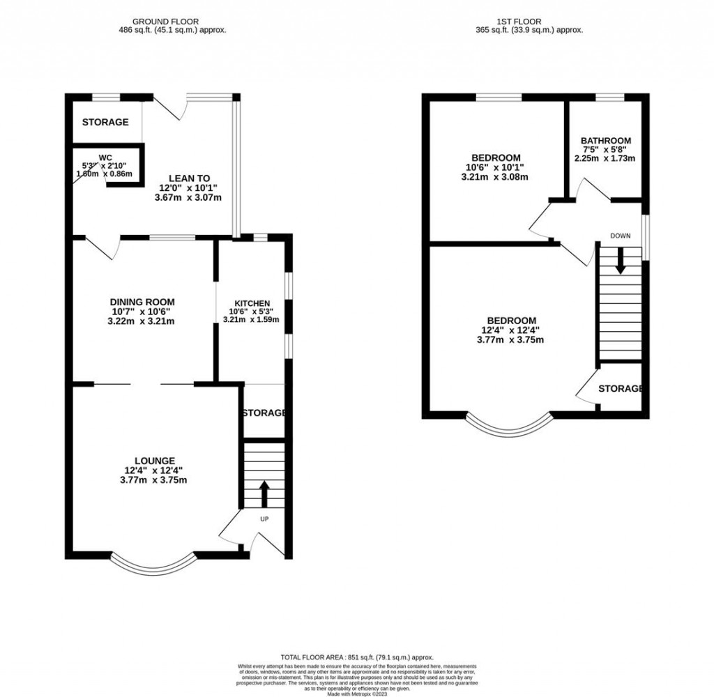 Floorplans For Finedon Road, Burton Latimer, Kettering