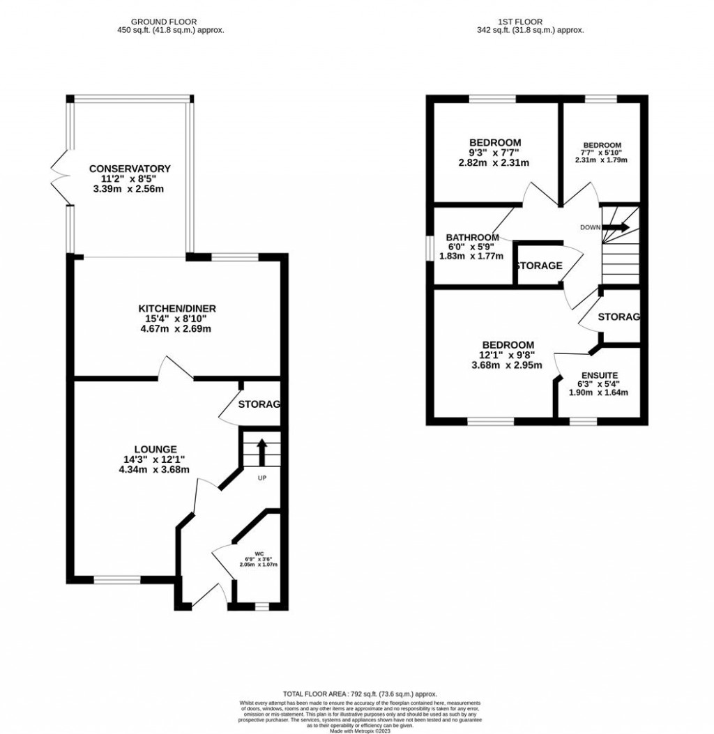 Floorplans For Speight Crescent, Kettering