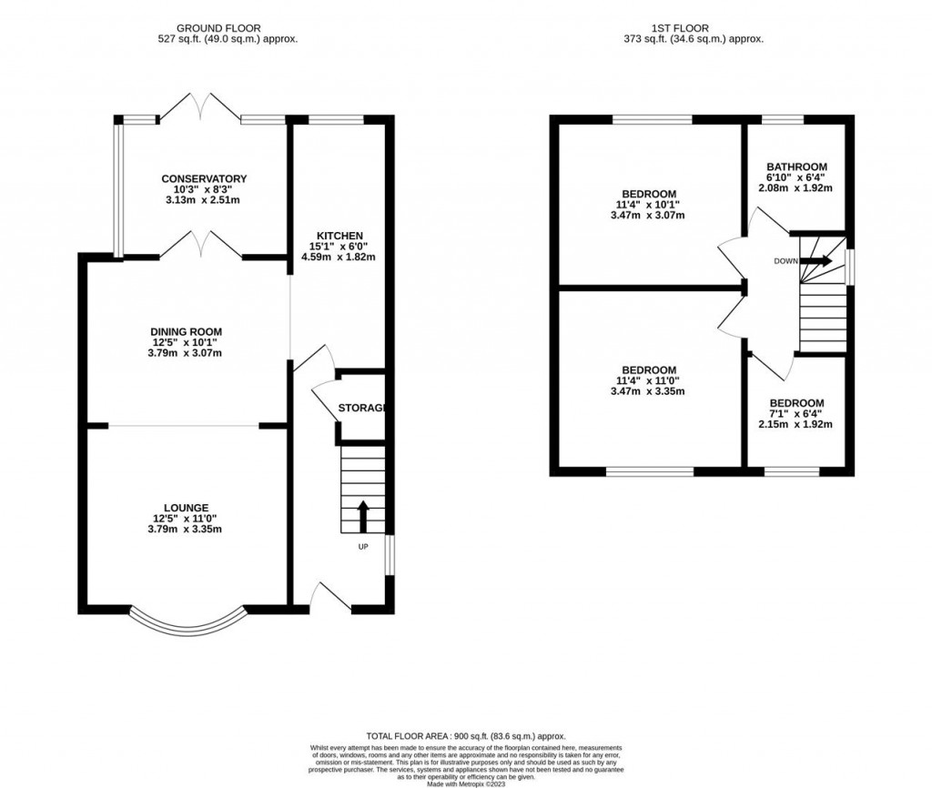 Floorplans For Kipling Road, Kettering