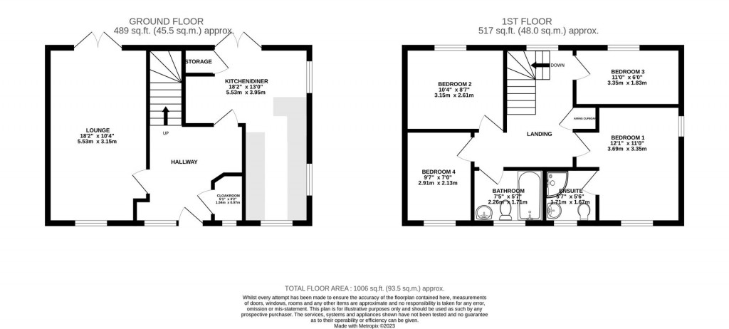 Floorplans For Scholars Row, Mawsley