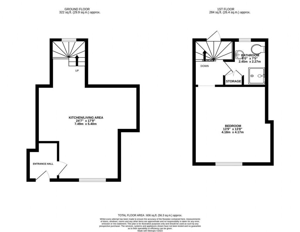 Floorplans For Gold Street, Clipston, Market Harborough