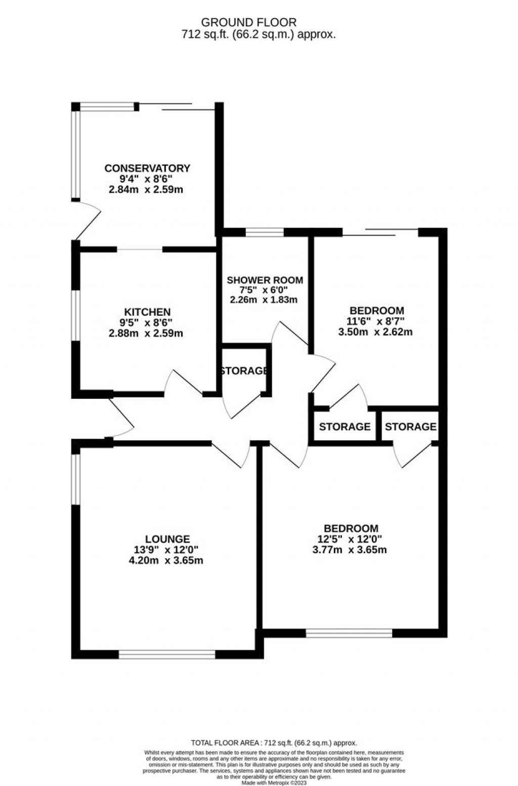 Floorplans For St. Catherines Road, Kettering