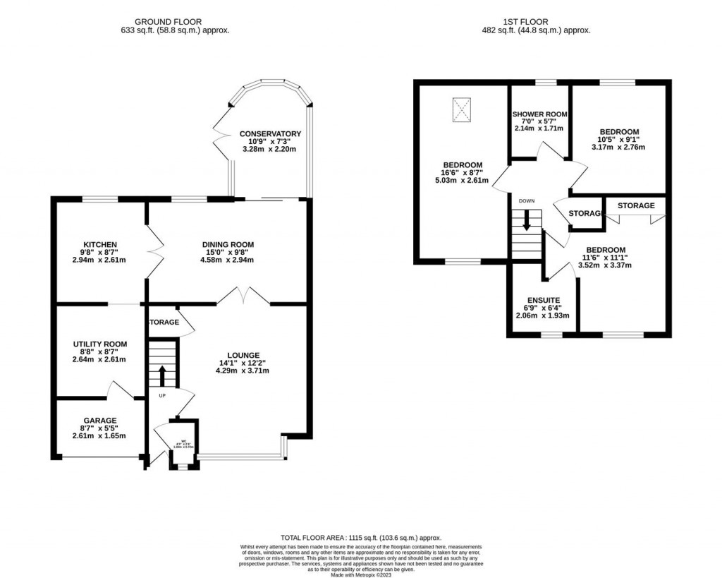 Floorplans For Cross Brooks, Wootton, Northampton