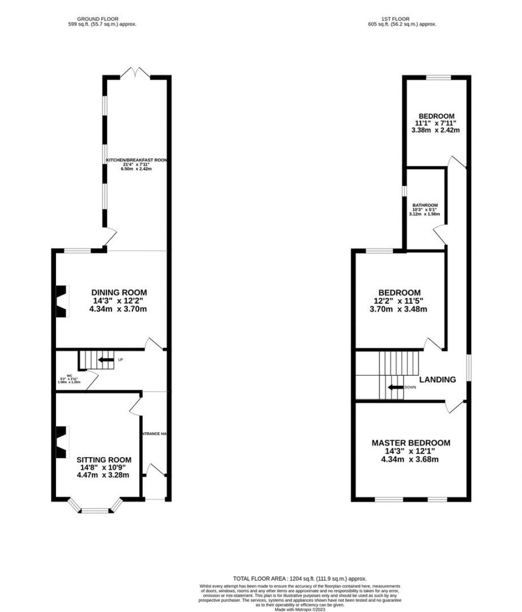 Floorplans For Victoria Avenue, Market Harborough