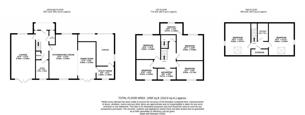 Floorplans For Buckingham Court, Barton Seagrave