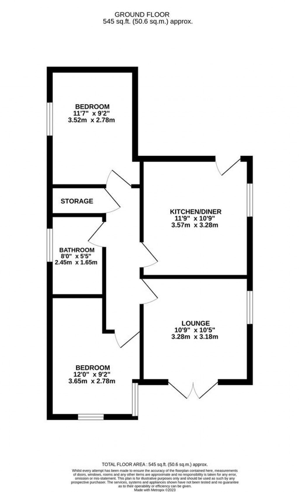 Floorplans For Roundhill Road, Kettering