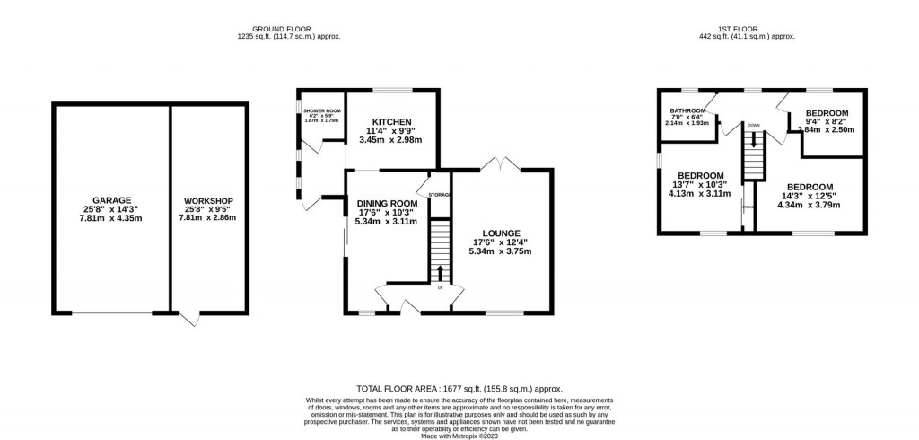 Floorplans For Hardwick Road, Little Harrowden, Wellingborough