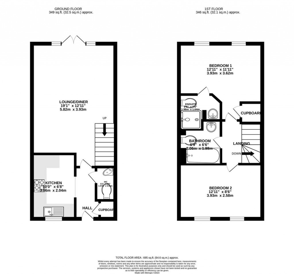 Floorplans For Comet Crescent, Wellingborough