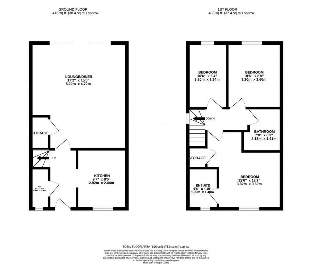 Floorplans For Sulgrave Way, Wellingborough