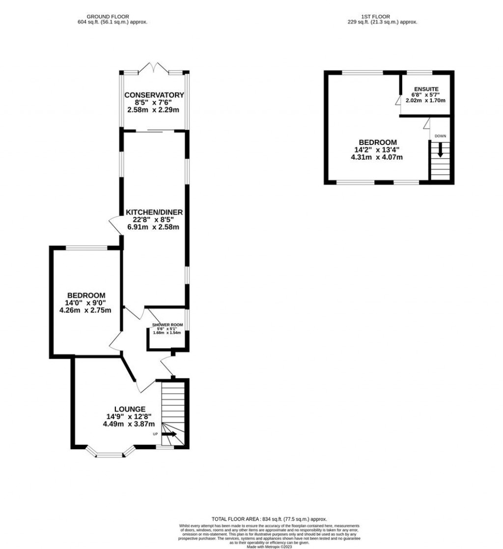 Floorplans For Birch Barn Way, Northampton