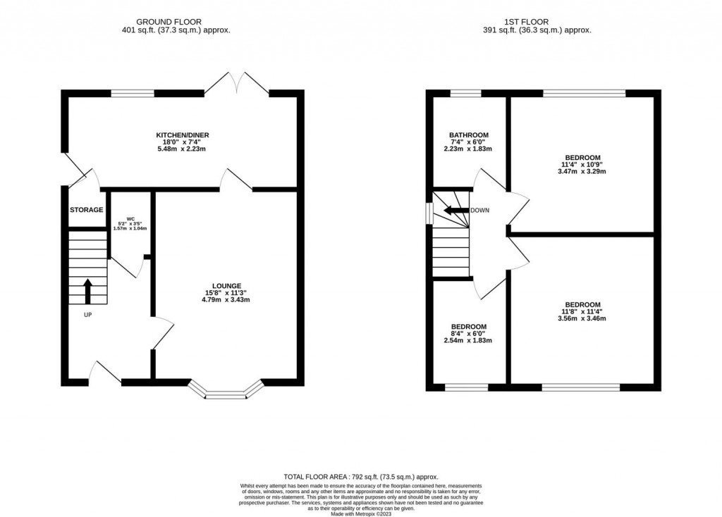 Floorplans For Sarrington Road, Corby