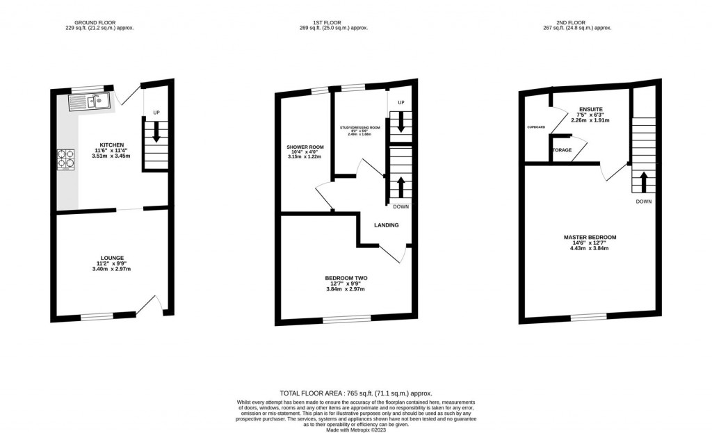 Floorplans For Caldecote Street, Newport Pagnell