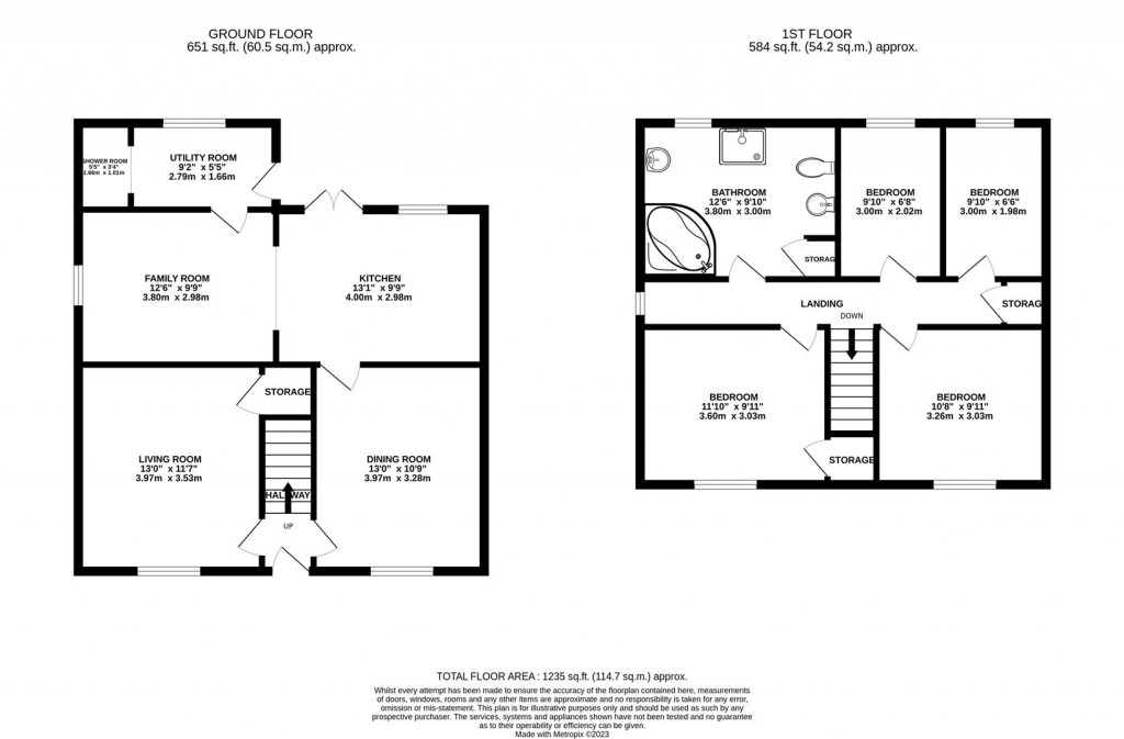 Floorplans For Grange Road, Geddington