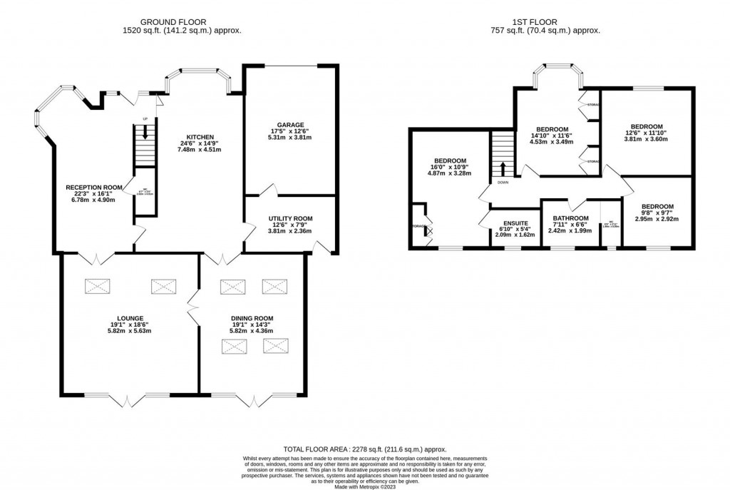 Floorplans For Booth Rise, Northampton