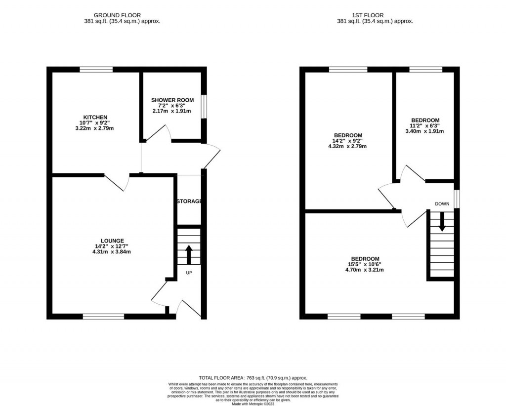 Floorplans For Spencer Street, Rothwell