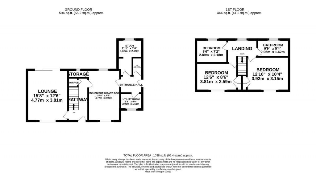 Floorplans For Top Dysons, Cranford, Kettering