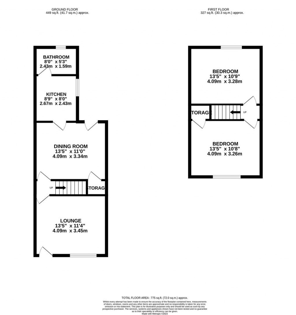 Floorplans For Littlewood Street, Rothwell