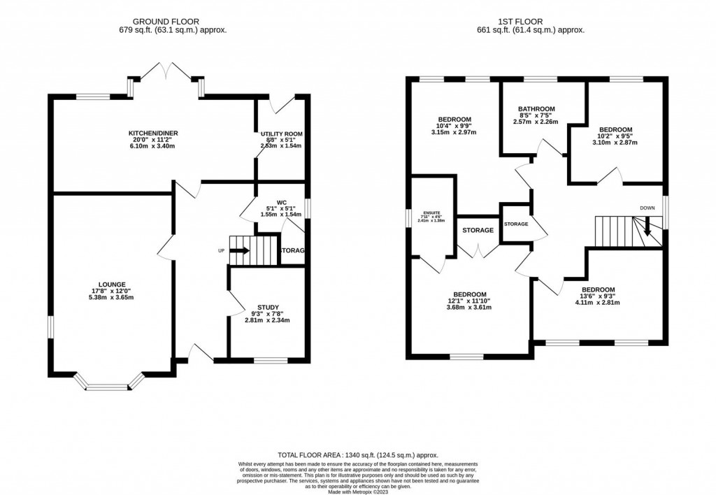 Floorplans For Harrison Road, Northampton