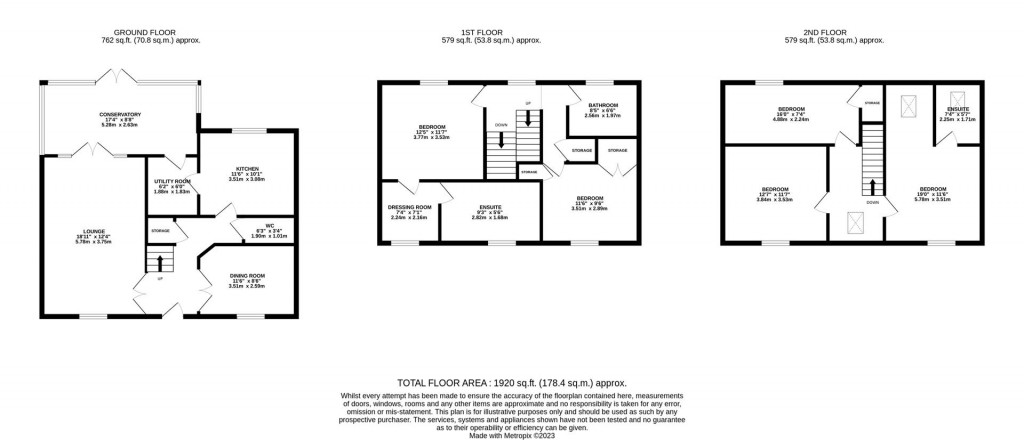 Floorplans For Padmans Close, Mawsley