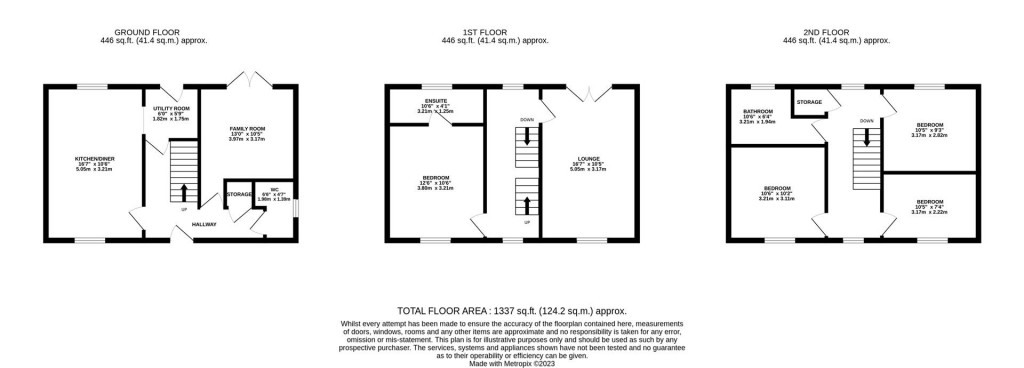 Floorplans For Arden Close, Corby