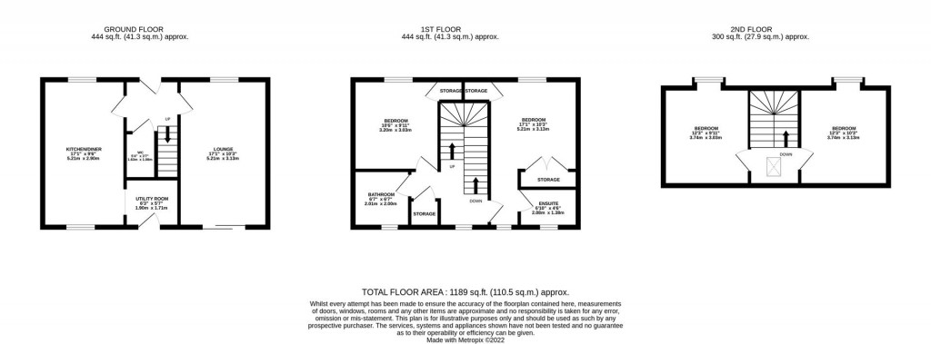 Floorplans For Landseer Close, Wellingborough