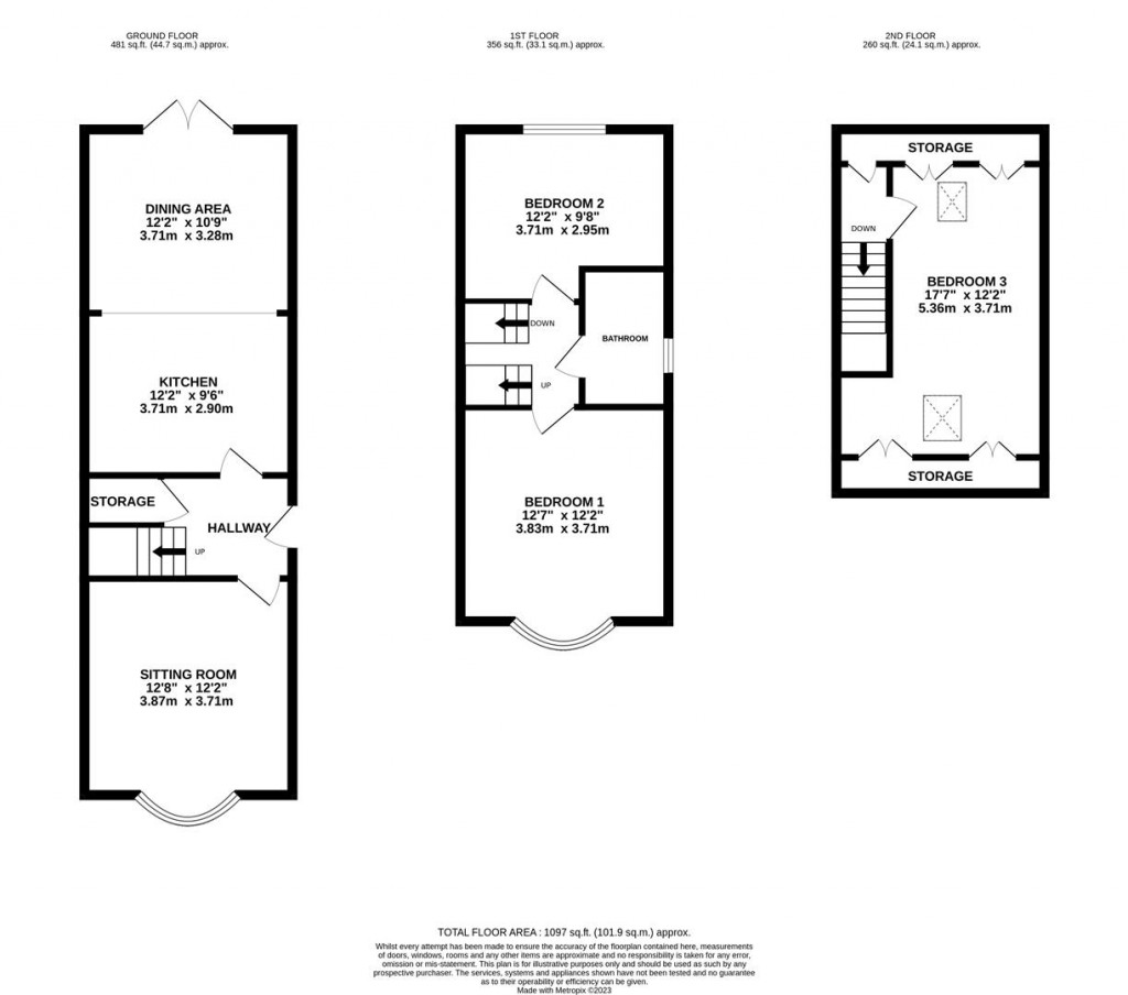 Floorplans For Burns Road, Kettering