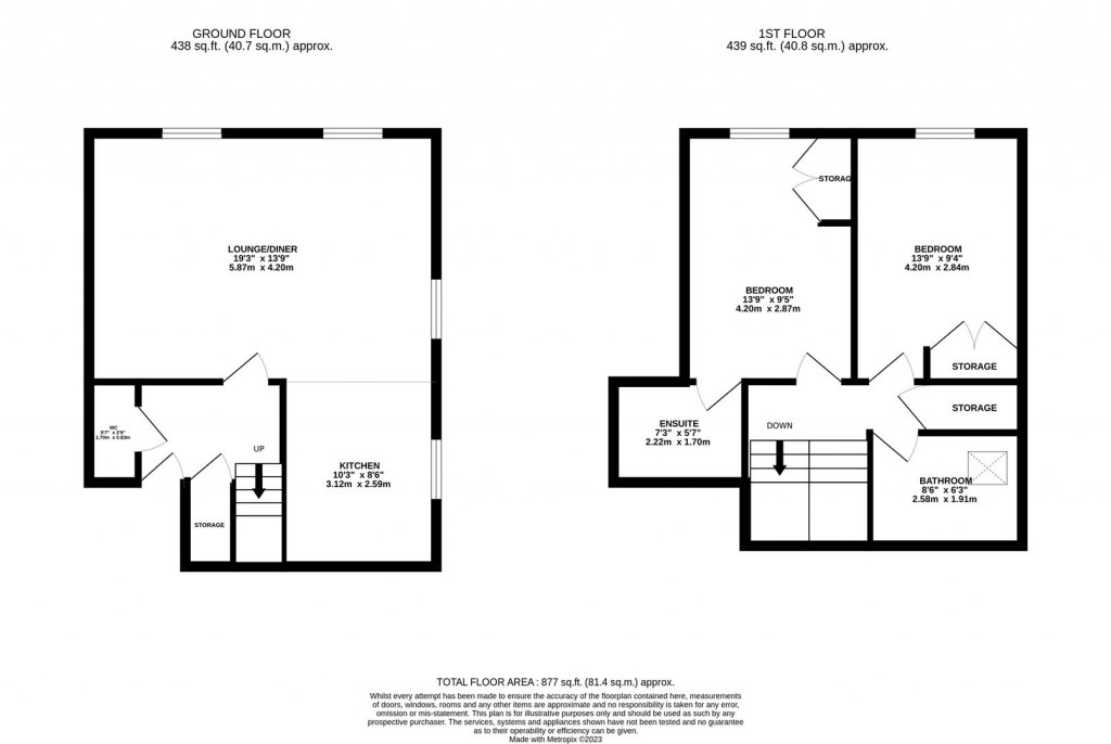 Floorplans For Fairfield Road, Market Harborough