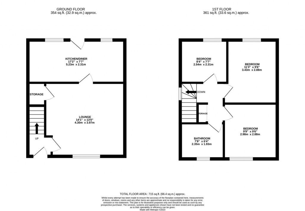 Floorplans For Birch Road, Kettering